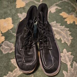 Wolverine Black Leather Boots